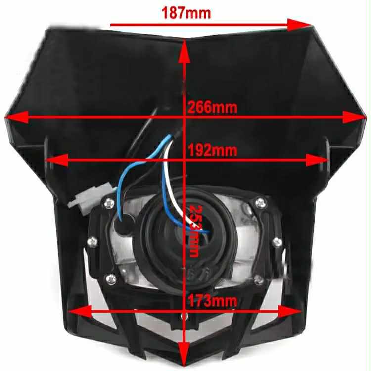Honda CRF style headlight unit